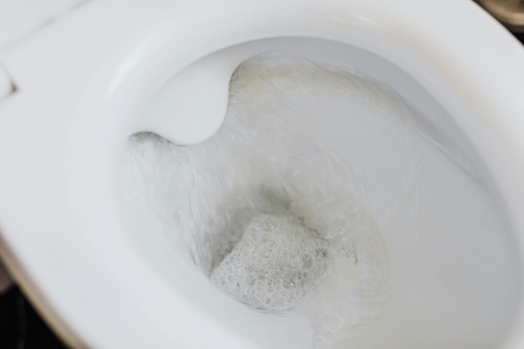 clogged toilet no plunger